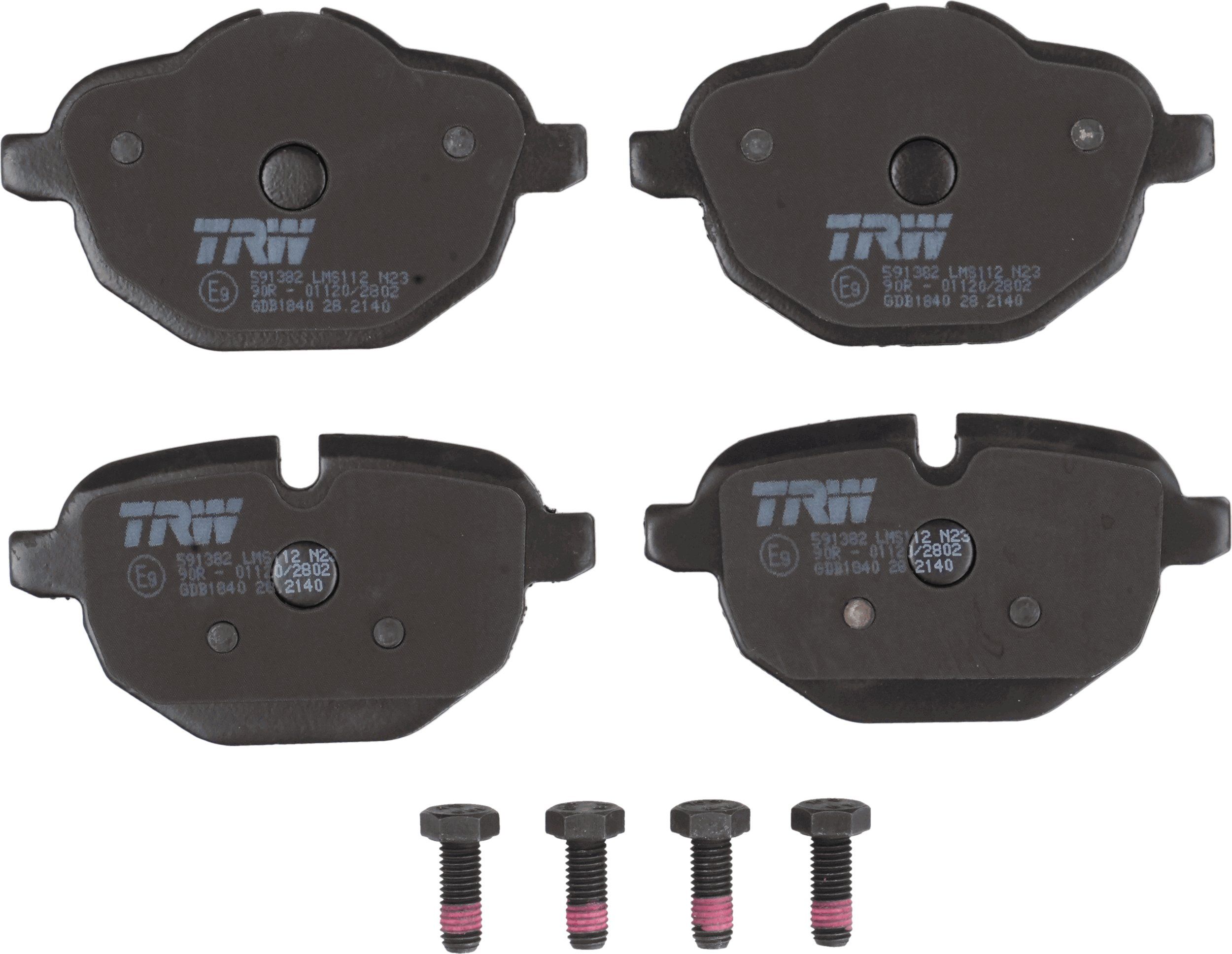TRW DISC BRAKE PADS - TecDoc 2