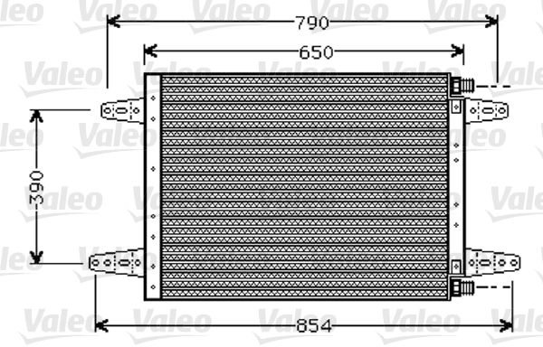 CONDENSEUR SCANIA R142 - T142  (81-