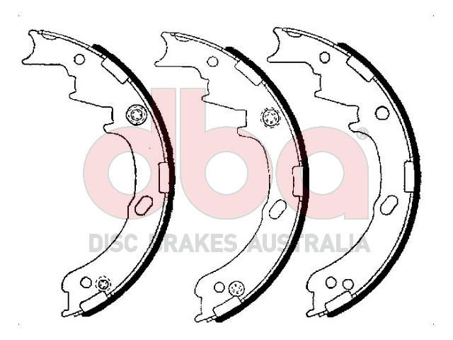 Street Series Brake Shoes [Forklift 310mm] - TecDoc Only
