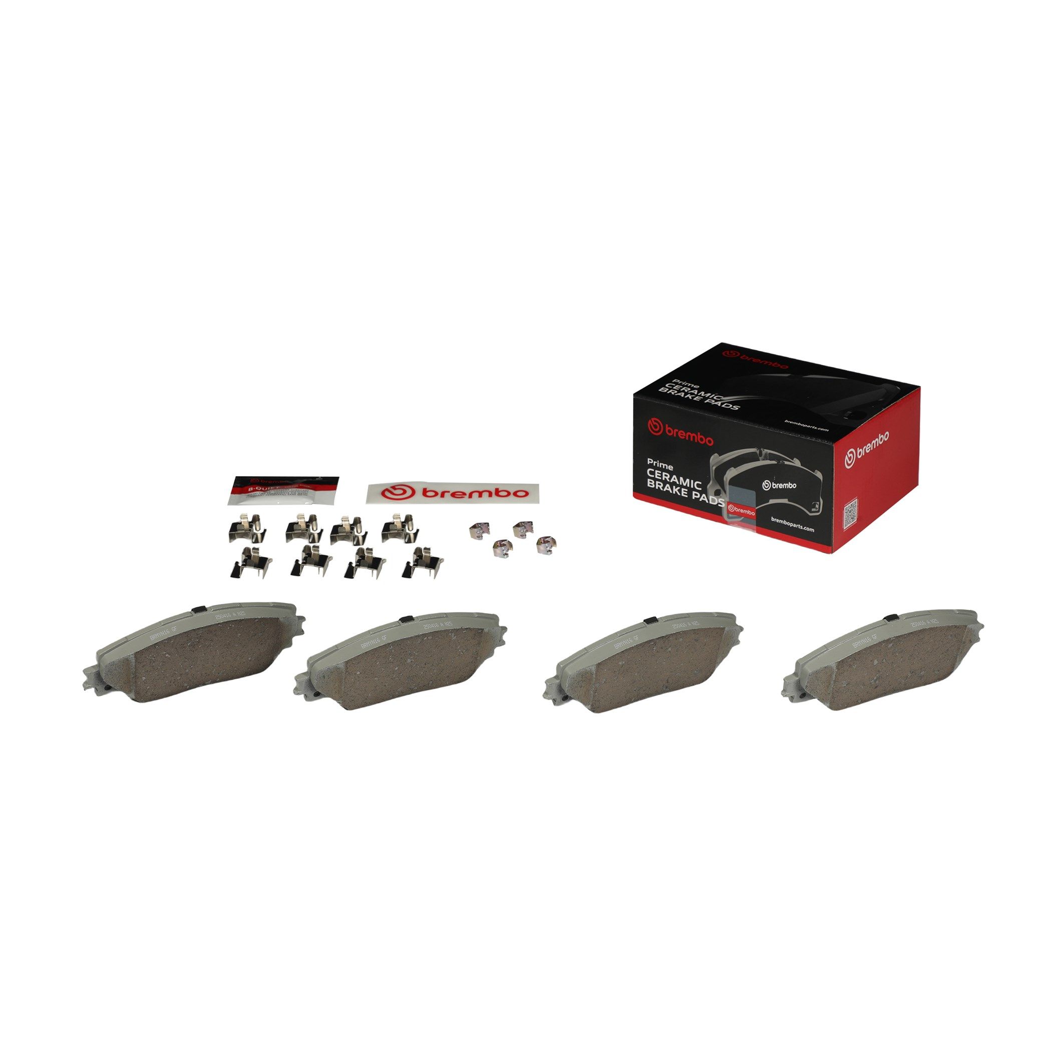 BREMBO DISC PAD -  TOYOTA RAV 4 2.4 05-18 (FRT) - TecDoc 1