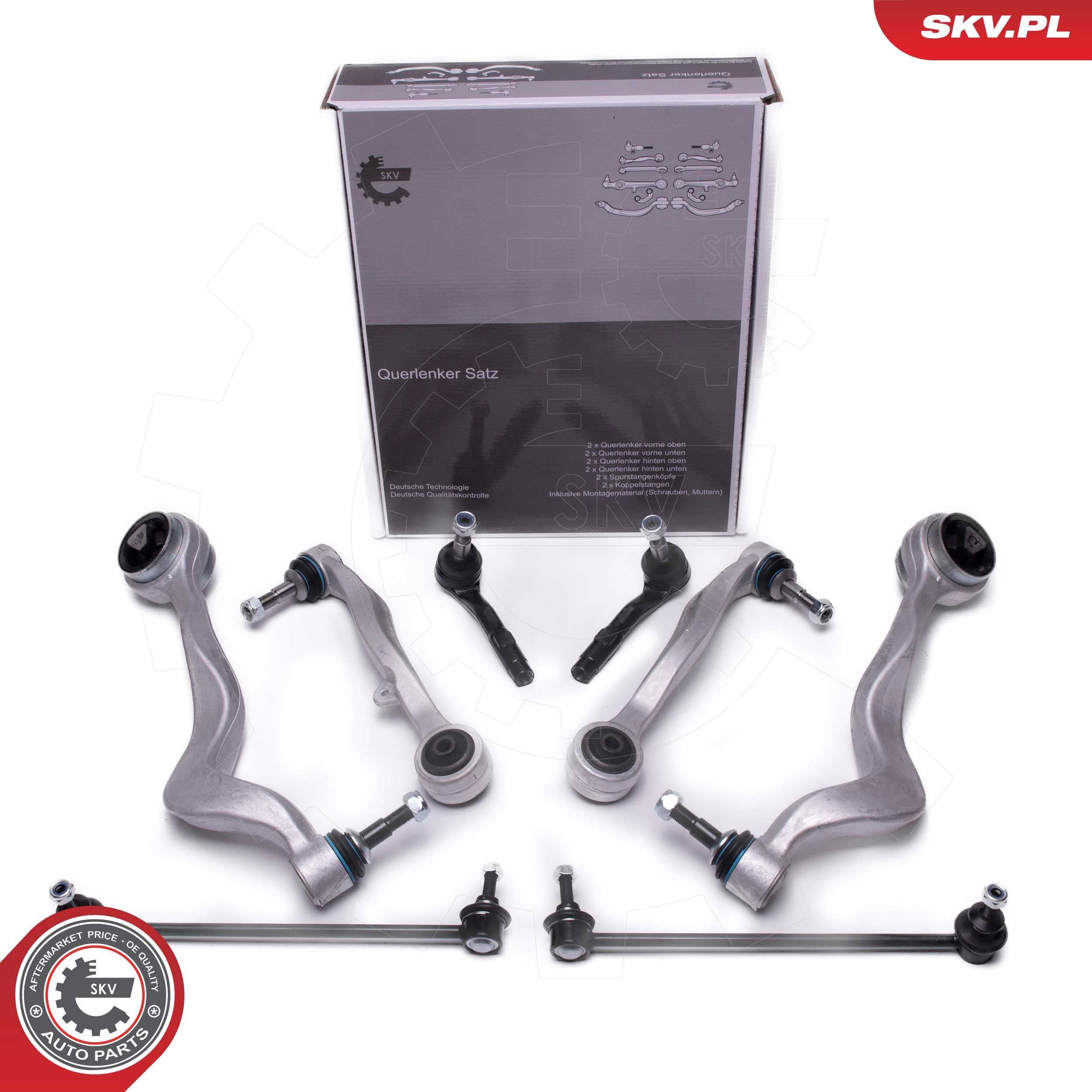 Control/Trailing Arm Kit, wheel suspension 04SKV660