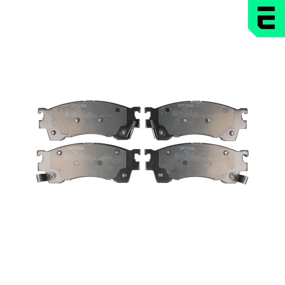 OPTIMAL BP-09811 - Bremsbelagsatz, Scheibenbremse