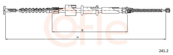COFLE 241.2 - Seilzug, Feststellbremse
