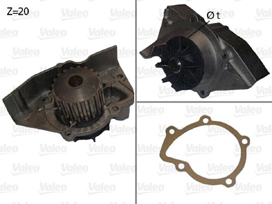 Water Pump, engine cooling 506530