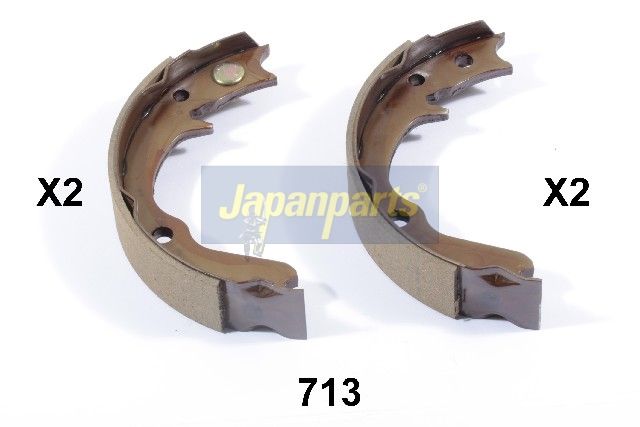 JAPANPARTS GF-713AF - Bremsbackensatz