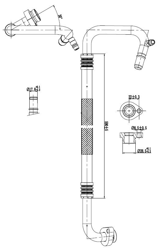 Hochdruck-/Niederdruckleitung, Klimaanlage