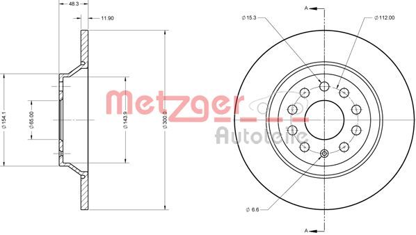 Brake Disc 6110747