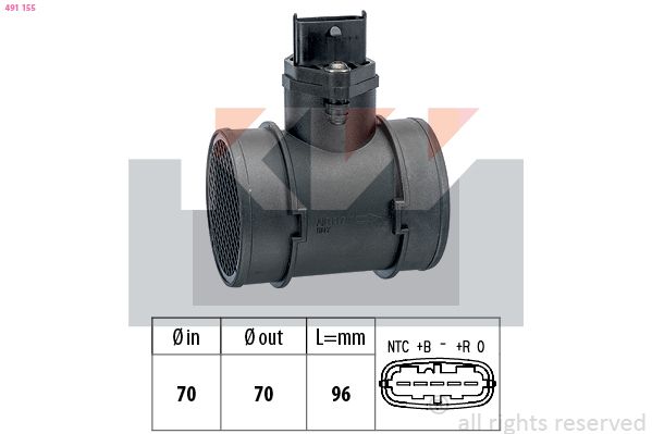 KW 491 155 - Luftmassenmesser