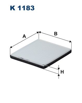 Filter, cabin air K 1183