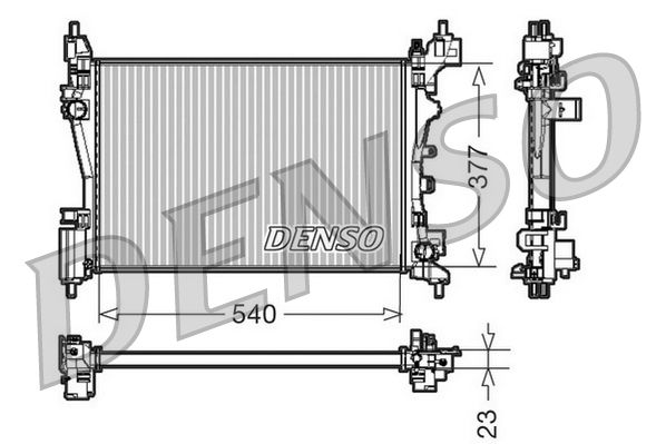 Radiador, refrigeración del motor