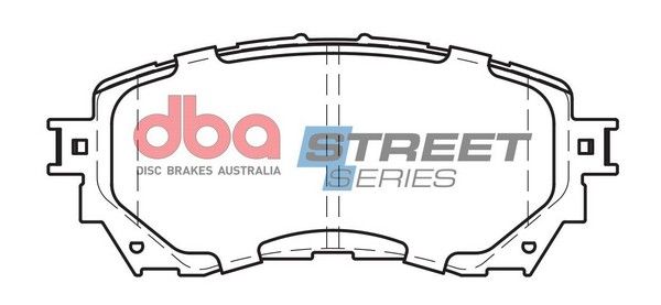 DBA SS STREET SERIES BRAKE PADS [ Mazda 6  GJ / 2012-16 F ] - TecDoc Only