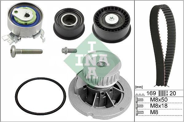 Water Pump & Timing Belt Kit 530 0078 32