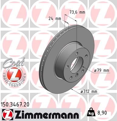 Brake Disc 150.3467.20