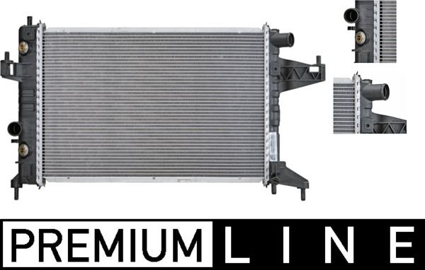 Radiador, refrigeración del motor