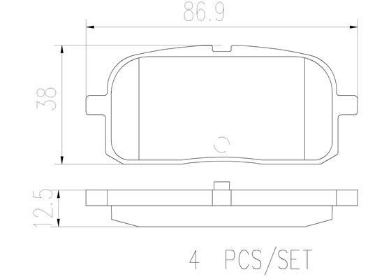 TOYOTA STARLET EP91R 96-99 (RR) - TecDoc 1