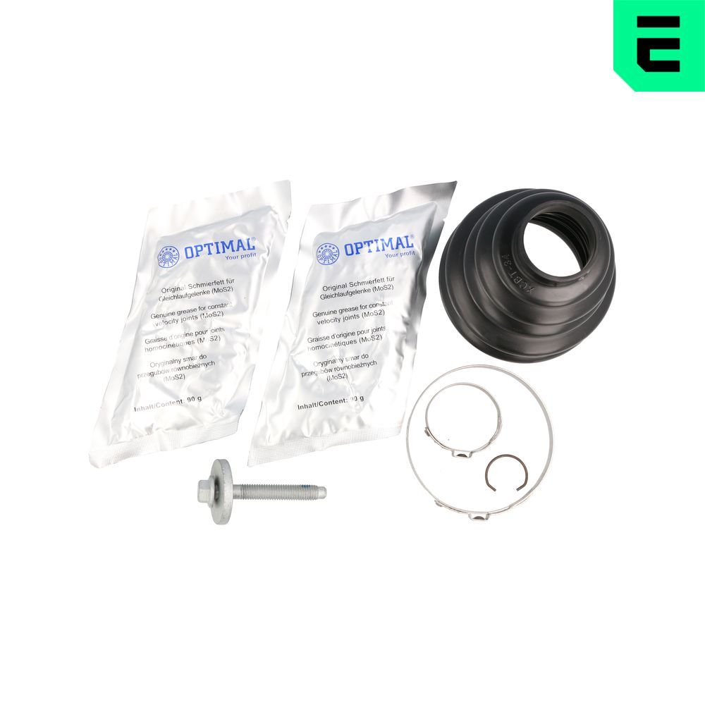 Faltenbalgsatz, Antriebswelle