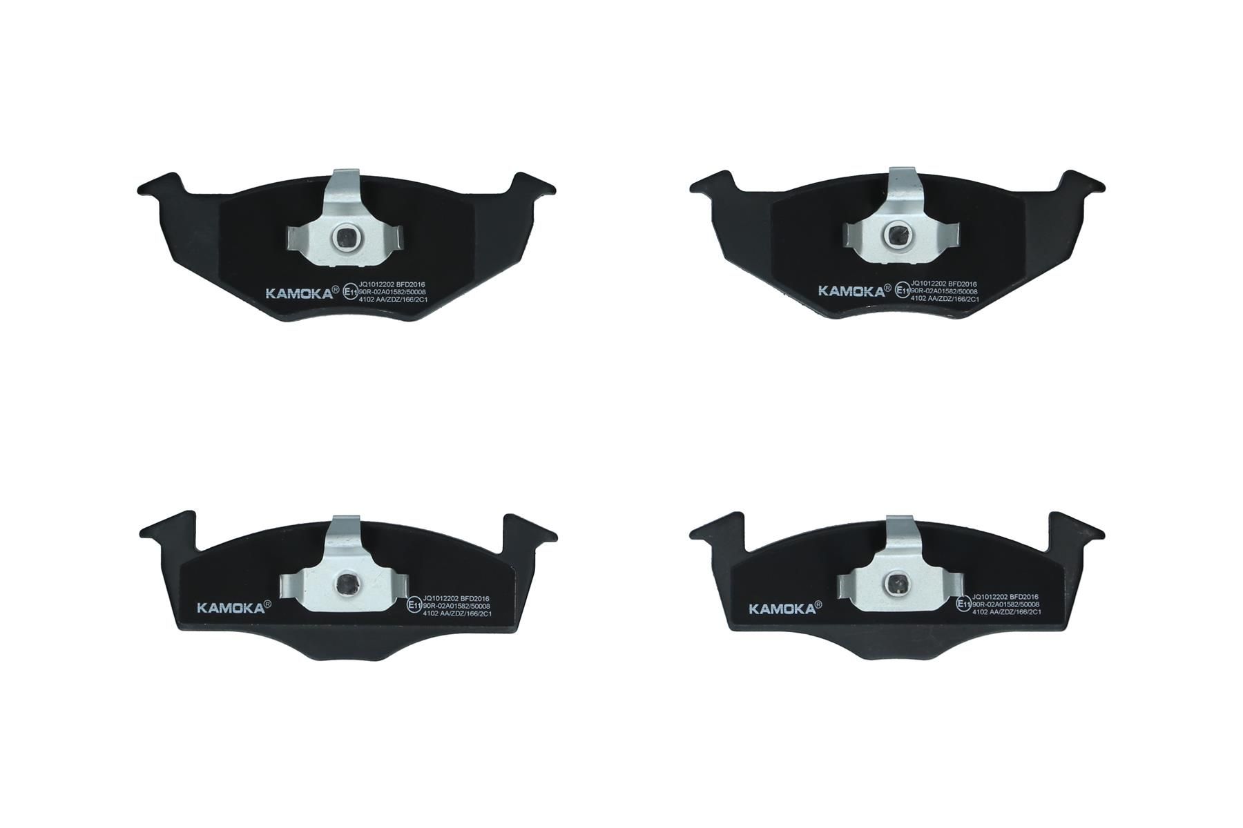KAMOKA JQ1012202 - Bremsbelagsatz, Scheibenbremse