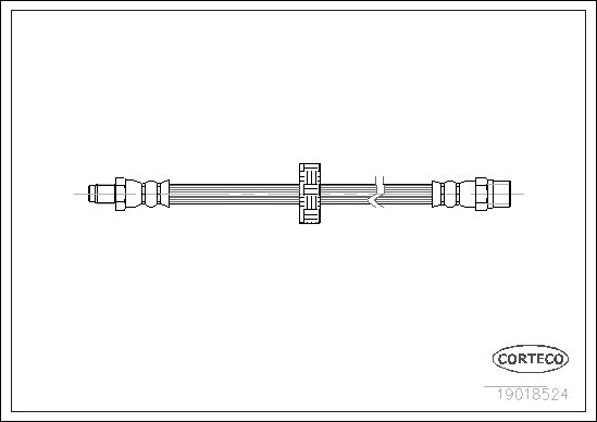 FLEXIBLE DE FREIN VOLVO 340-360  0705