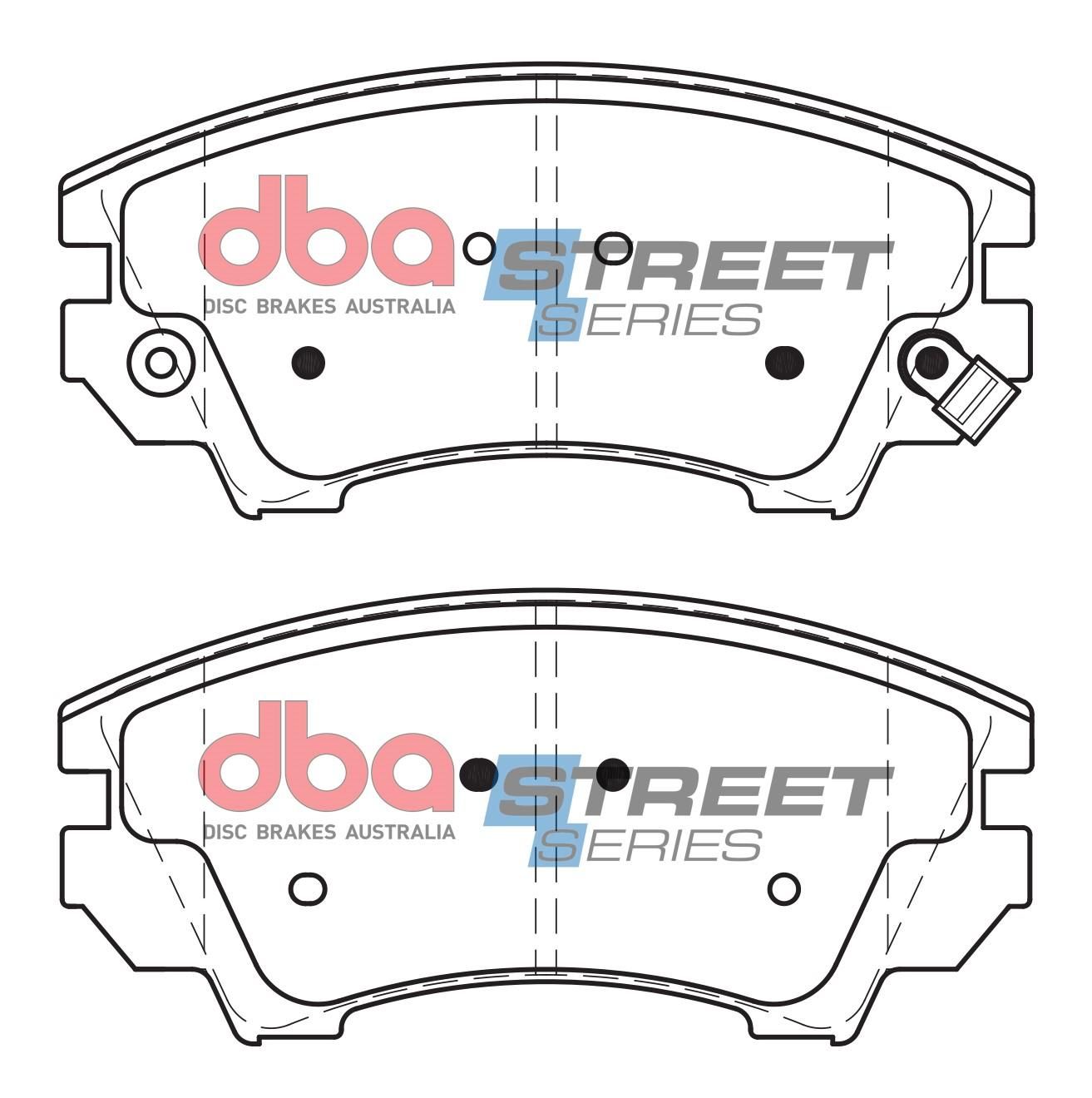 DBA SS STREET SERIES BRAKE PADS [ Citroen / Holden  2000 - 2014 F ] - TecDoc Only