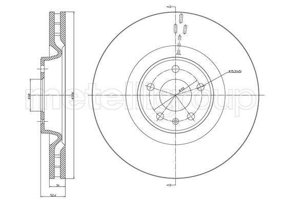 Brake Disc 23-1085C