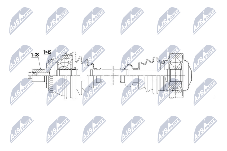 NTY NPW-AU-111 Antriebswelle