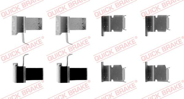 QUICK BRAKE 109-1262 - Zubeh&ouml;rsatz, Scheibenbremsbelag