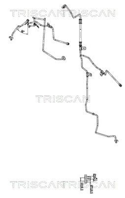 TRISCAN 9010 25035 - Hochdruck-/Niederdruckleitung, Klimaanlage