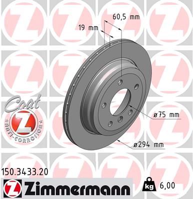 Brake Disc 150.3433.20