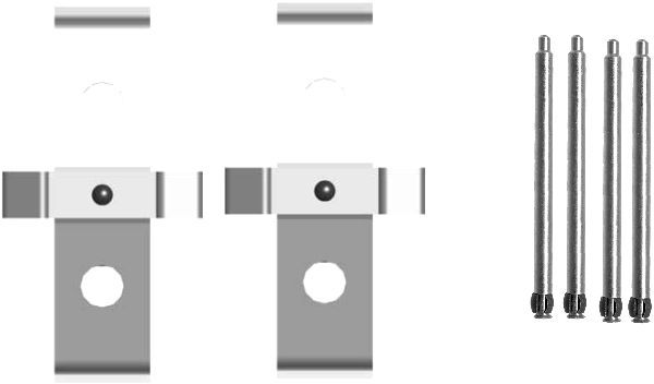 Juego de accesorios, balatas de frenos