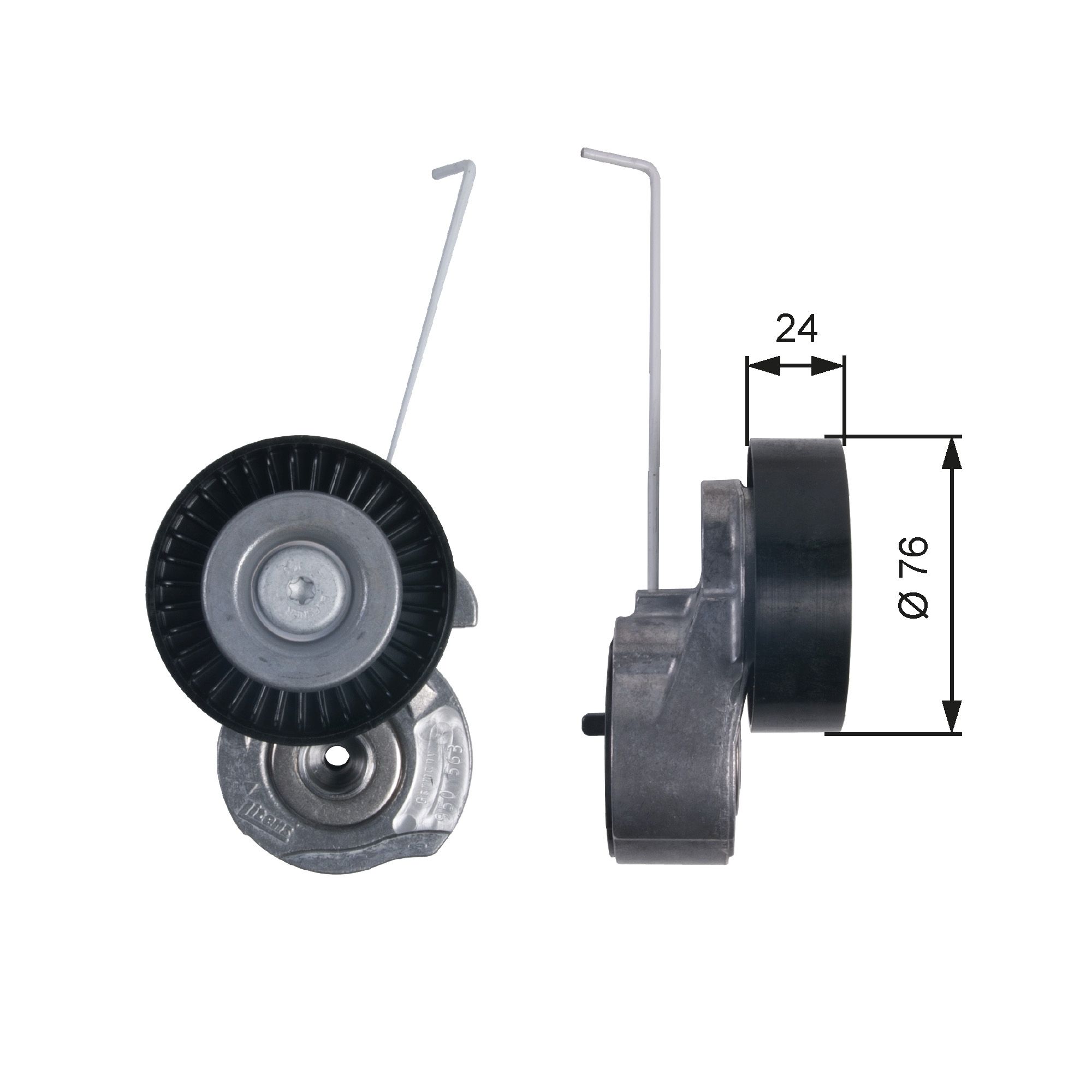 GATES T38495 - Riemenspanner, Keilrippenriemen DriveAlign&trade;