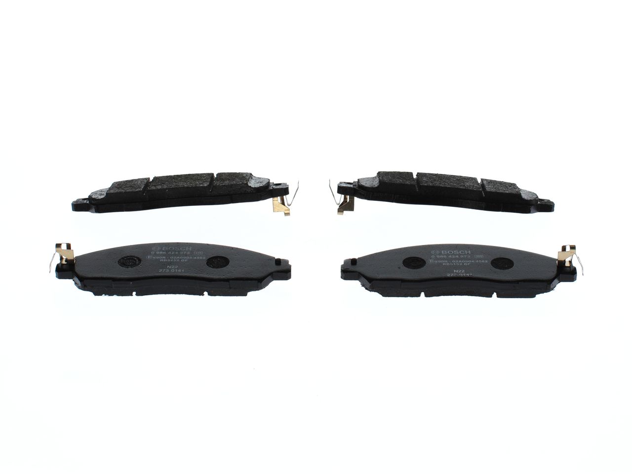 Brake Pad Set, disc brake 0 986 424 973