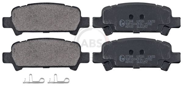 Brake Pad Set, disc brake 37164