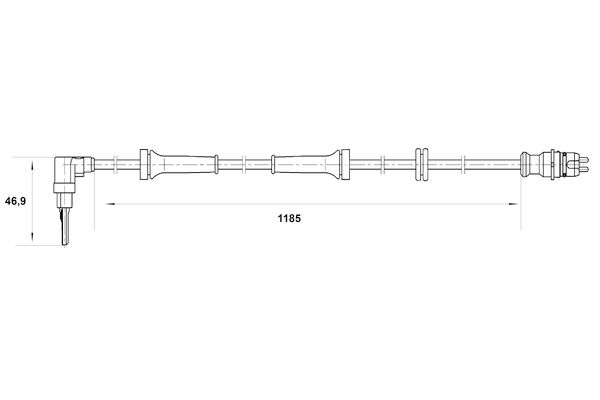 Sensor, Raddrehzahl Sensor, Raddrehzahl