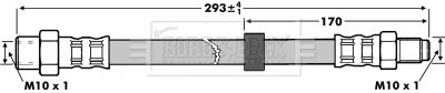 BBH7294 BORG & BECK fékcső