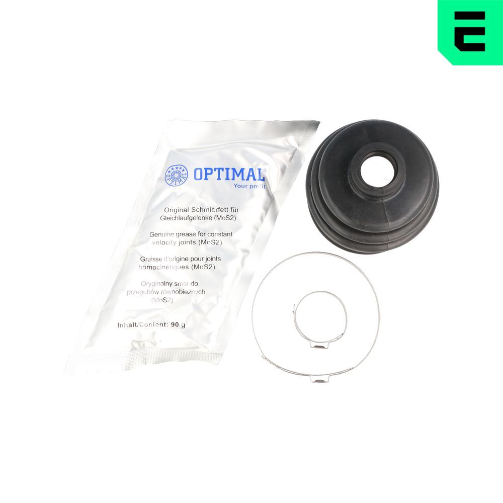 Faltenbalgsatz, Antriebswelle