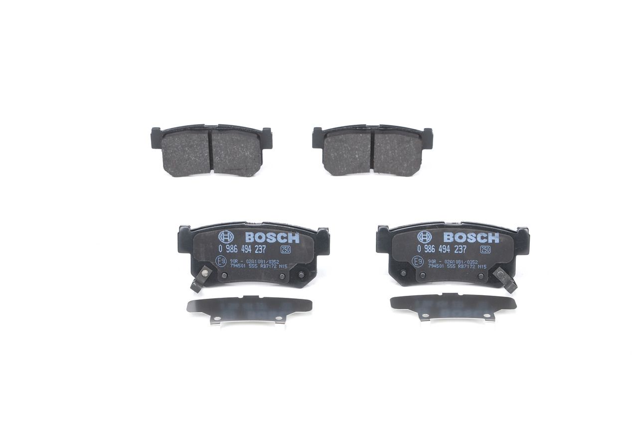 Brake Pad Set, disc brake 0 986 494 237