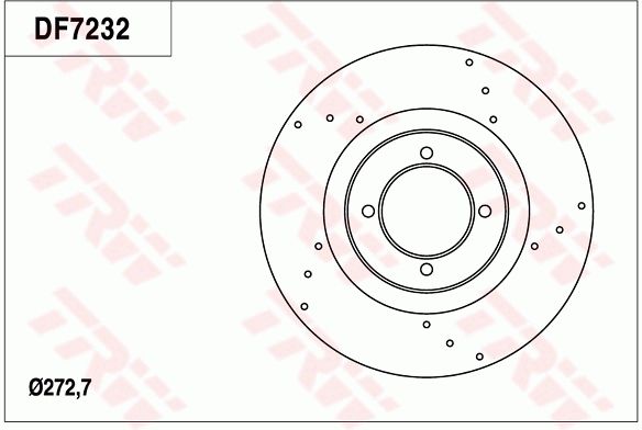 TRW BRAKE DISC - TecDoc Only