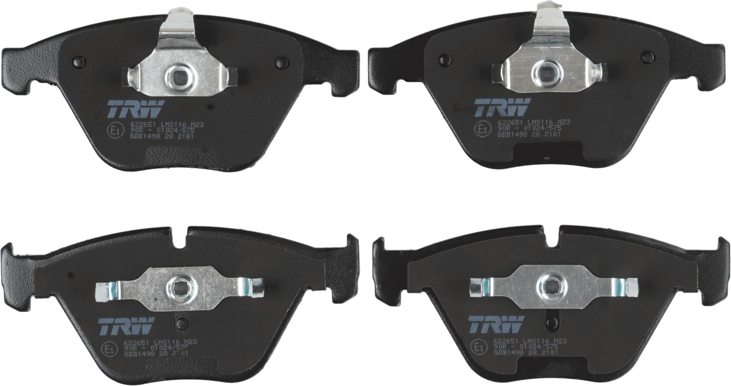 TRW DISC BRAKE PADS - TecDoc 2