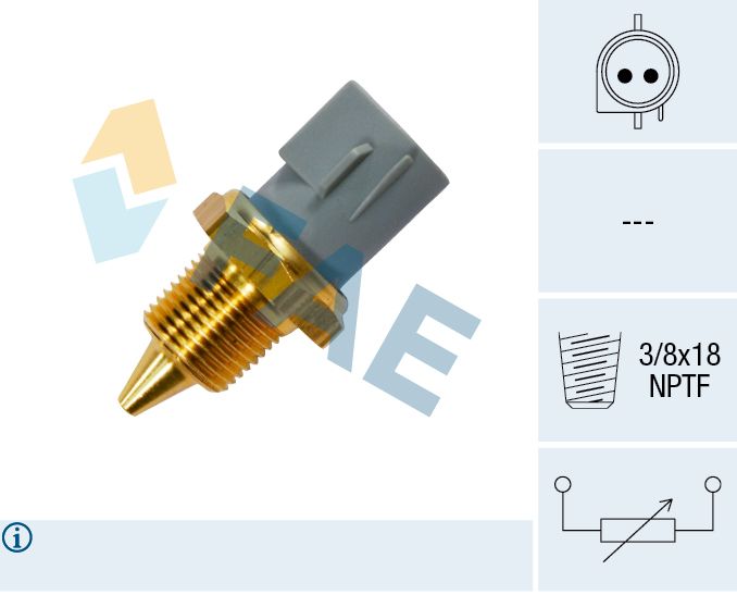 FAE 33430 - Sensor, K&uuml;hlmitteltemperatur