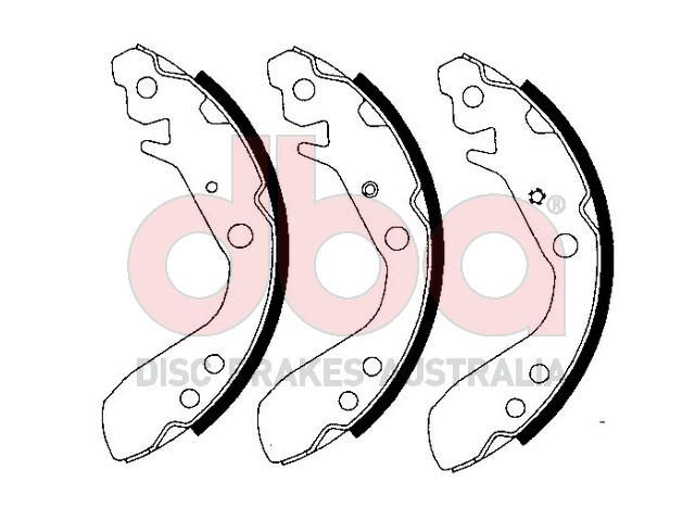Street Series Brake Shoes [Honda Jazz 180mm] - TecDoc Only