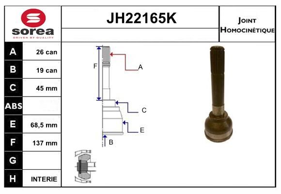 KIT CV JOINT AVEC KR - SJ