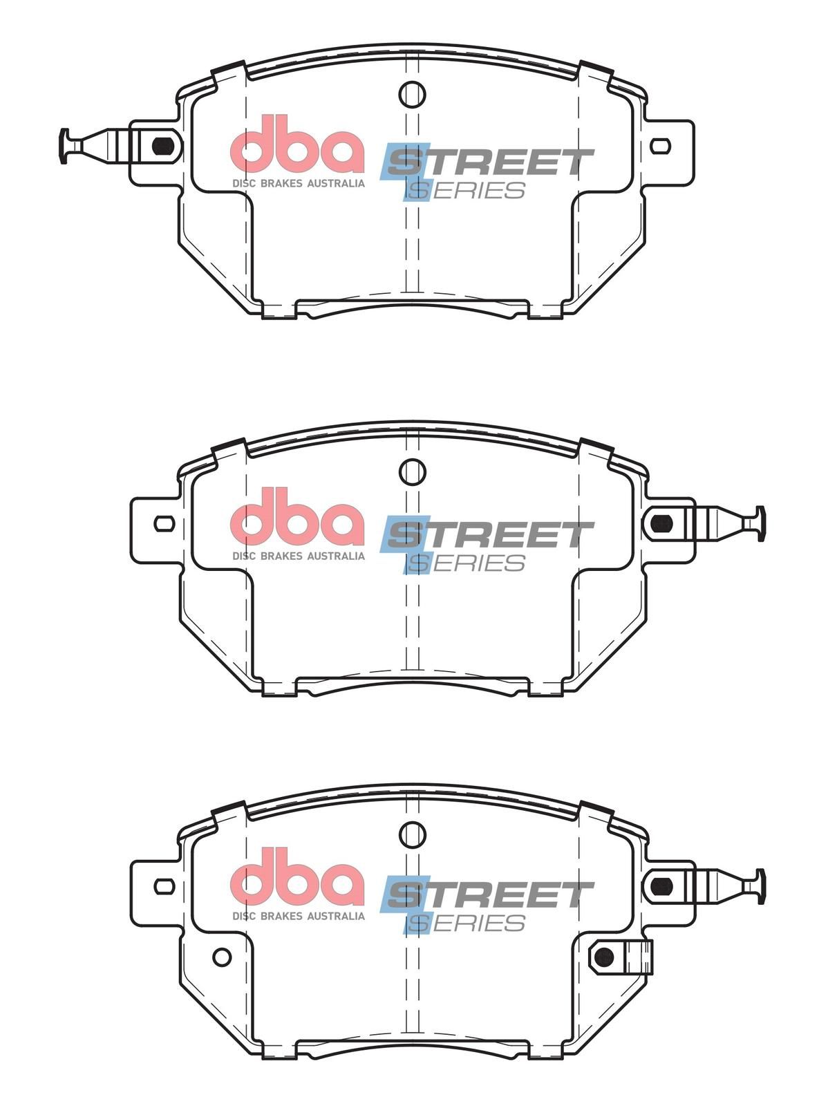 DBA SS STREET SERIES BRAKE PADS [ Nissan Murano 2005-2011 F ] - TecDoc Only