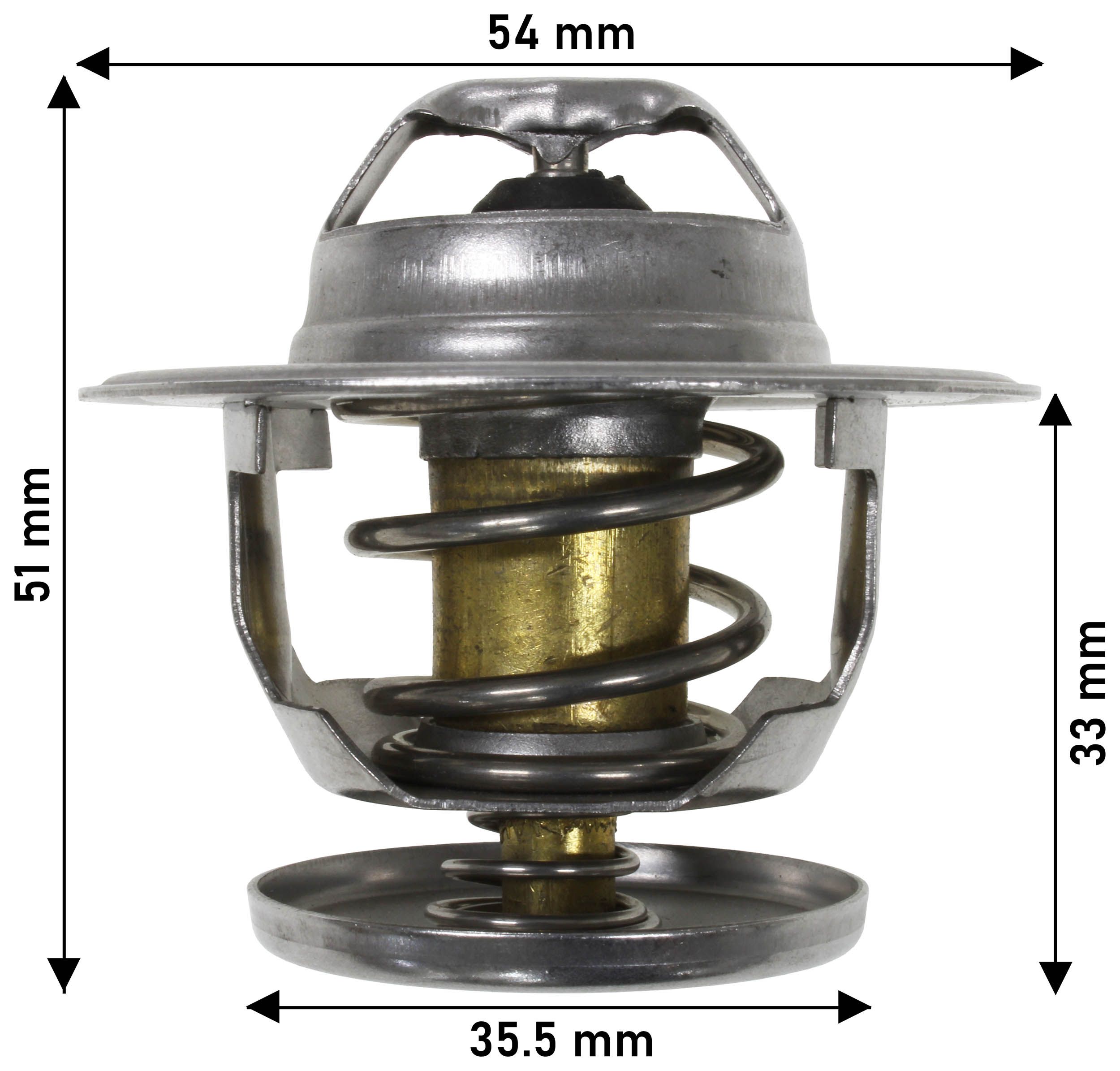THERMOSTAT 54MM DIA 82C MULTIPLE APPLICATIONS - TecDoc Only