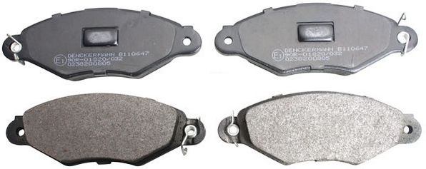 Brake Pad Set, disc brake B110647