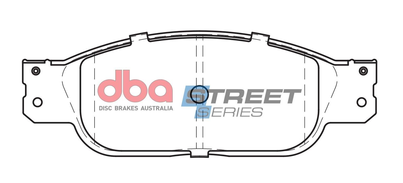 DBA SS STREET SERIES BRAKE PADS [ Jaguar S-Type 1999 - 2007 F ] - TecDoc Only