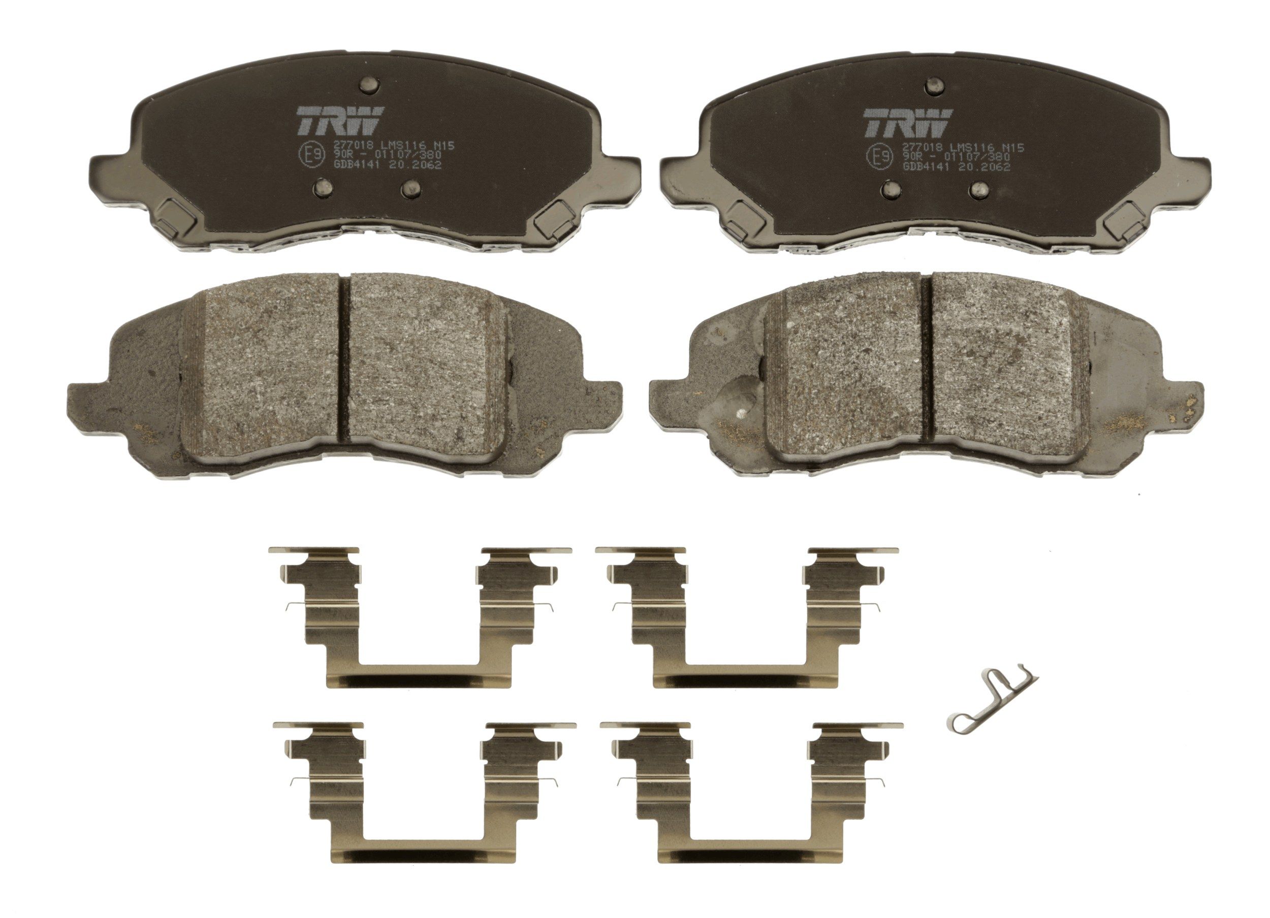 TRW DISC BRAKE PADS - TecDoc 2
