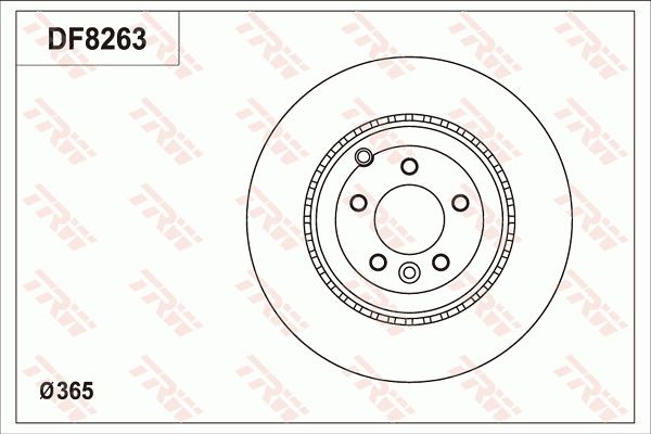 TRW BRAKE DISC - TecDoc Only
