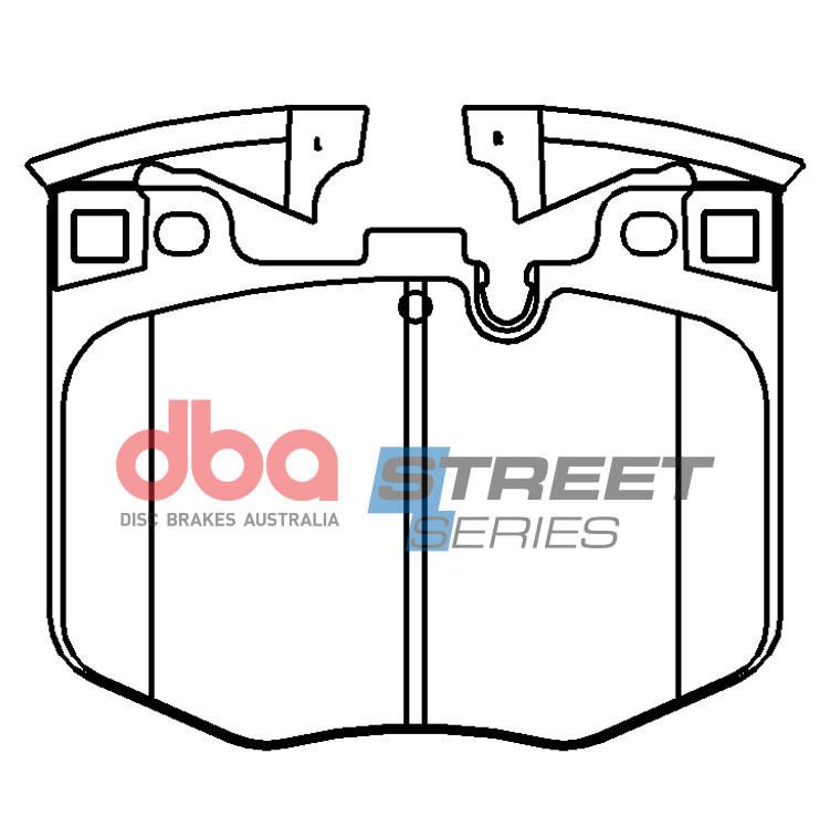 DBA SS STREET SERIES BRAKE PADS [ BMW X3, X4, X5, X7 2017 -> F ](suits wear sensor DBAWS1064, DBAWS1185 ) - TecDoc Only