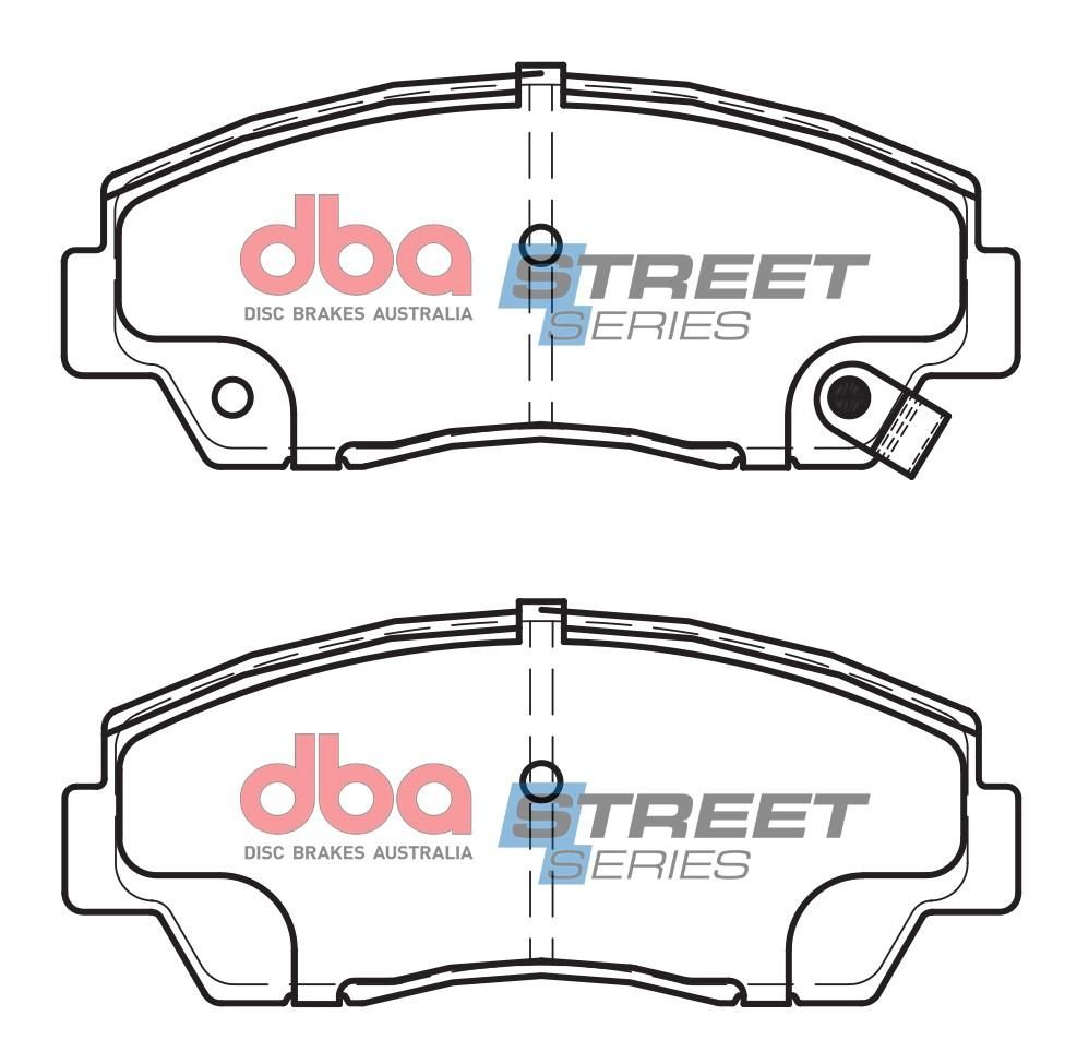 DBA SS STREET SERIES BRAKE PADS [ Ford & Mazda 1985-1997 F ] - TecDoc Only
