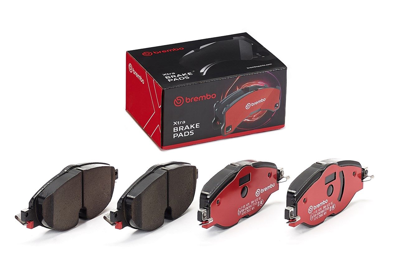 BREMBO P 85 147X - Bremsbelagsatz, Scheibenbremse XTRA LINE
